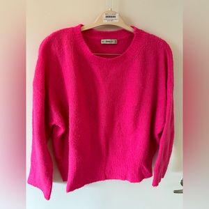 Hot Pink Zara Oversized Sweater